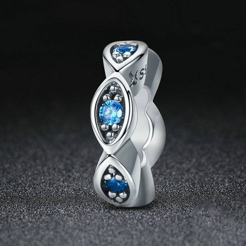 Lucky Eyes DIY Beaded Lady Bracelet Accessories S925 Sterling Silver