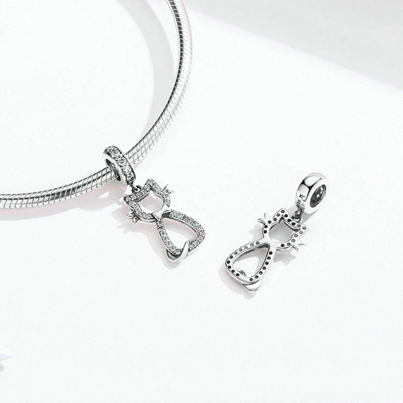 Sterling Silver Pendant Fashion Lady Beaded Bracelet Jewelry Accessories