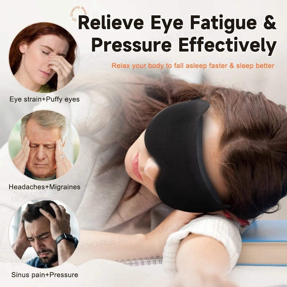 3D Light Blocking Sleeping Mask