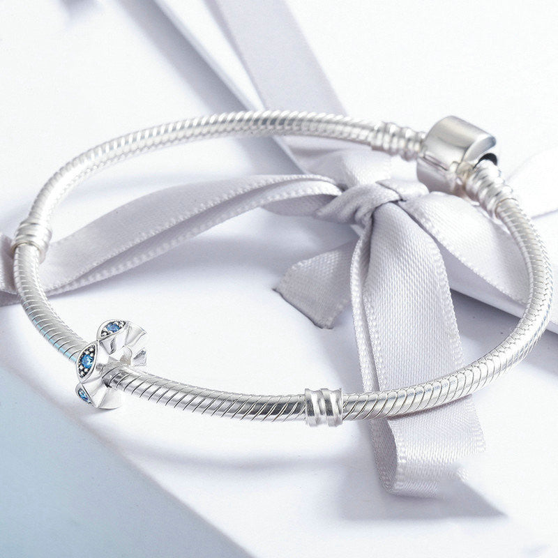 Lucky Eyes DIY Beaded Lady Bracelet Accessories S925 Sterling Silver